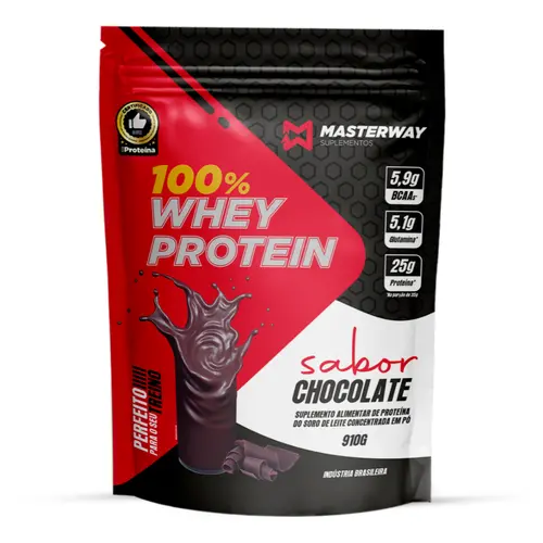 Whey Protein Concentrado 910g - Masterway Suplementos Whey Protein Concentrado 910g - Masterway Suplementos