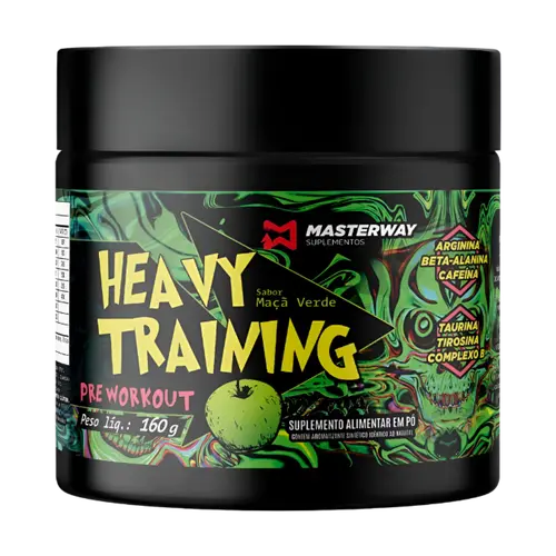 Pré-treino Heavy Training 160g - Masterway Suplementos Pré-treino Heavy Training 160g - Masterway Suplementos