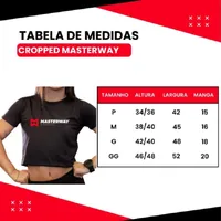 Cropped Feminino Preto | Estilo e Treino | Masterway - imagem 3