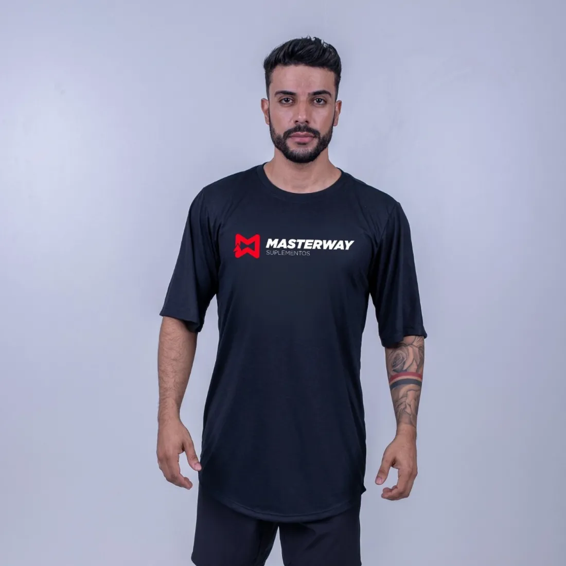 Camiseta Oversized Masculina Preta | Masterway
