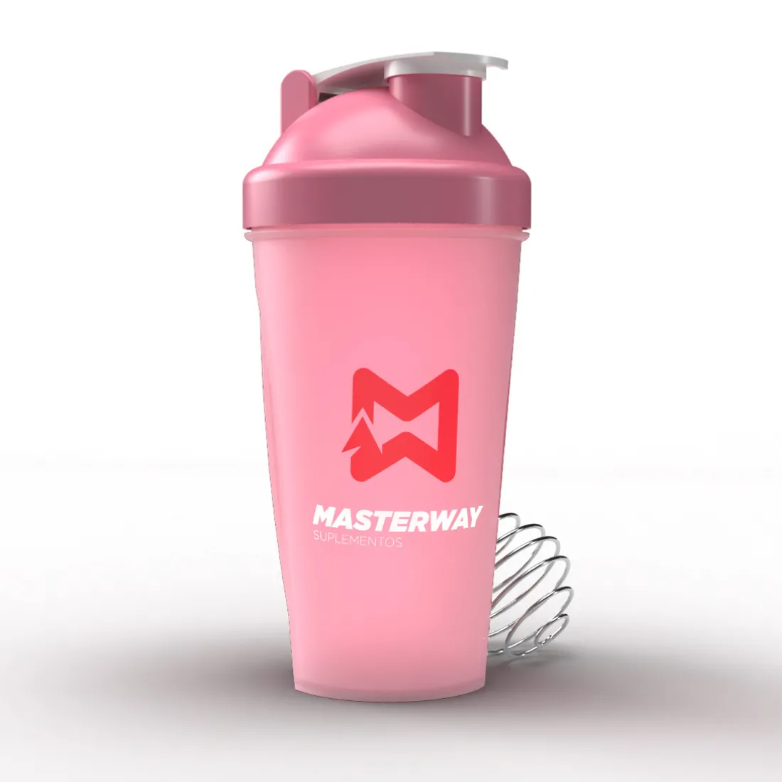 Coqueteleira 600ml Masterway | Com Mola Inox e Vedação