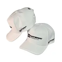 Boné Masterway | Branco com logo preta  - imagem 1