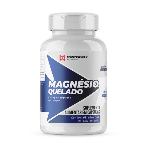 Magnésio QUELADO 60 CAPS