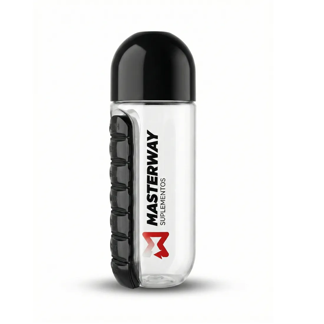 Garrafa Porta Cápsula 600ml Semanal | Masterway