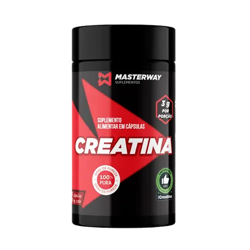 Creatina em Cápsulas (150 caps) - Masterway Suplementos Creatina em Cápsulas (150 caps) - Masterway Suplementos