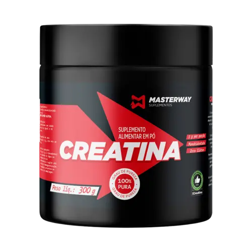 Creatina Monohidratada  300g - Masterway Suplementos Creatina Monohidratada  300g - Masterway Suplementos
