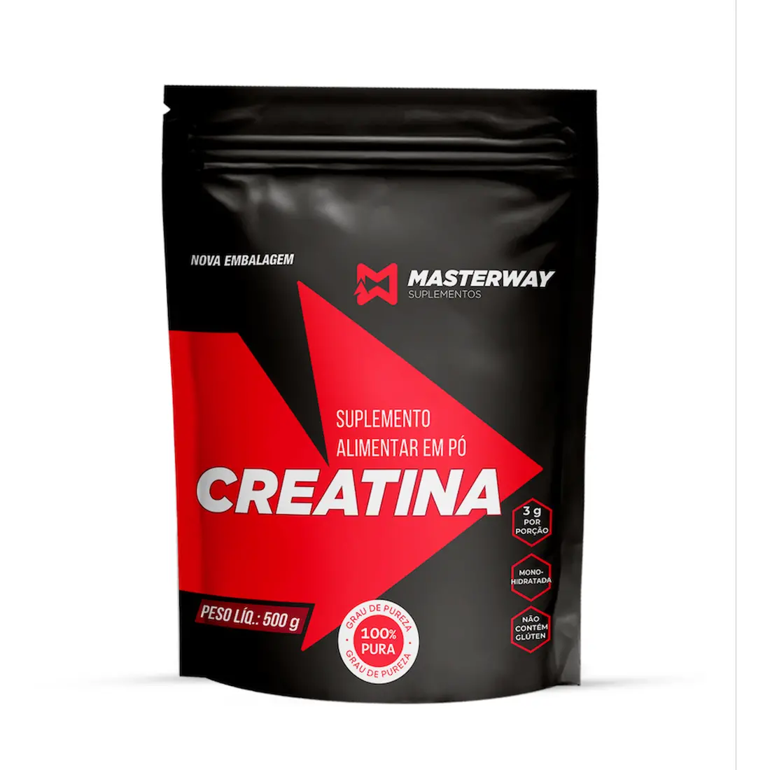 Creatina 500g 100% Pura | Masterway Suplementos - imagem 1