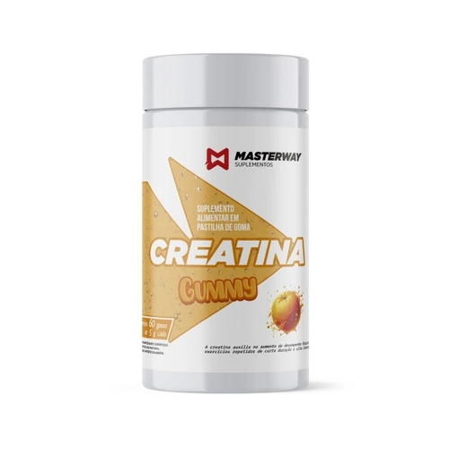 Creatina em Goma (60 gomas) - Masterway Suplementos Creatina em Goma (60 gomas) - Masterway Suplementos