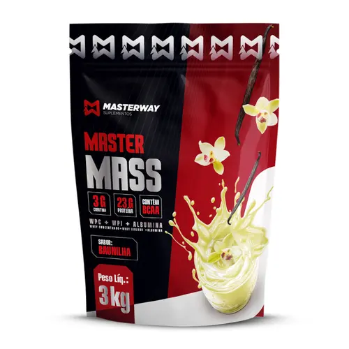 Master Mass Hipercalórico 3Kg - Masterway Suplementos