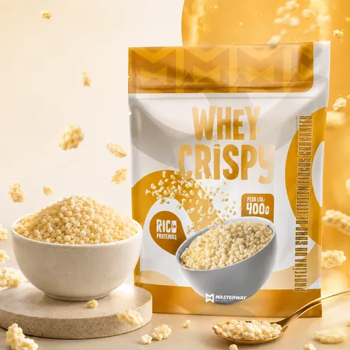 Whey Crispy 400g - Masterway Suplementos