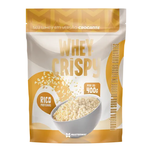 Whey Crispy 400g - Masterway Suplementos