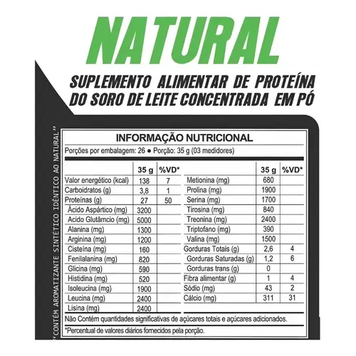 Whey Protein Concentrado 910g - Masterway Suplementos