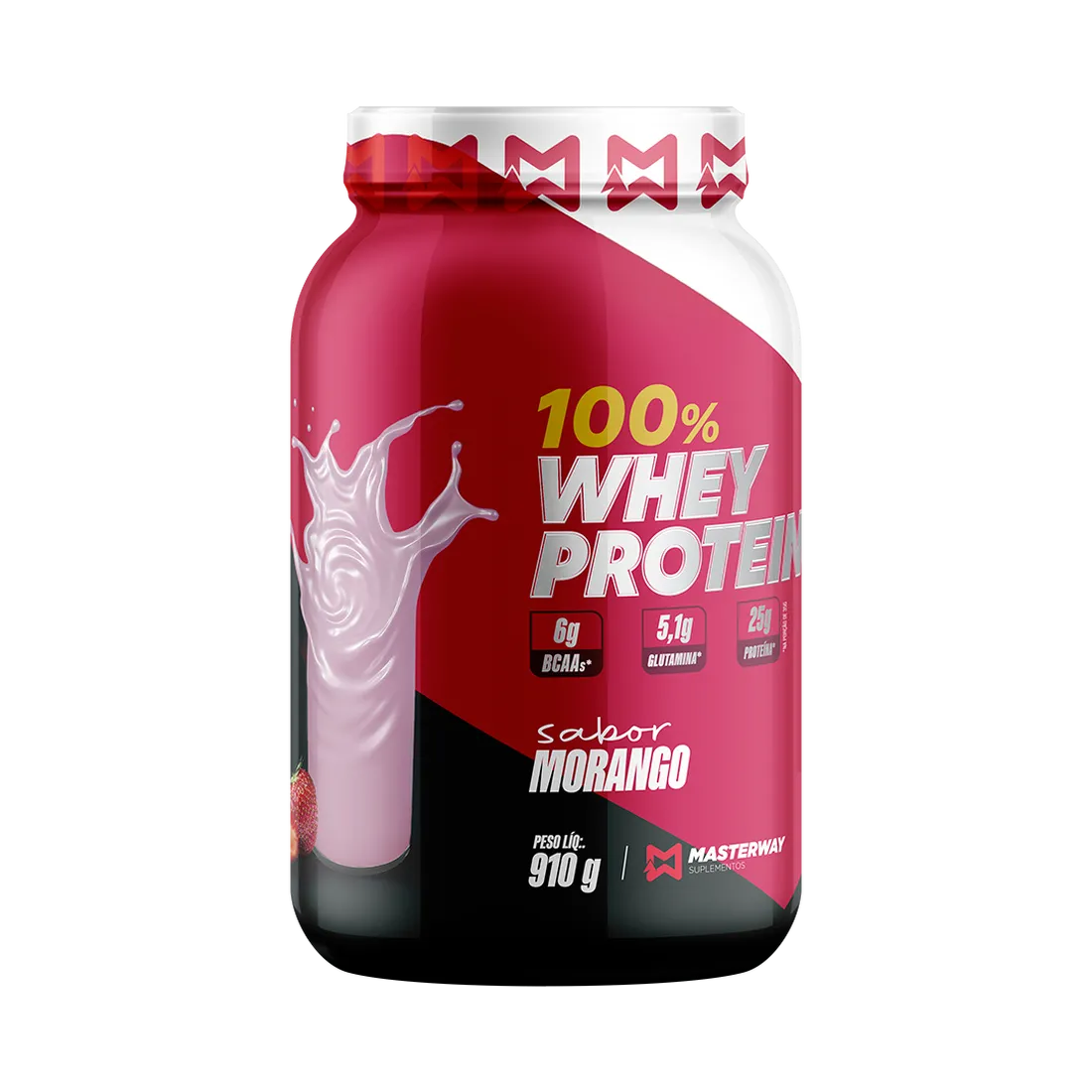 Whey Protein Concentrado Pote 910g | Masterway Suplementos