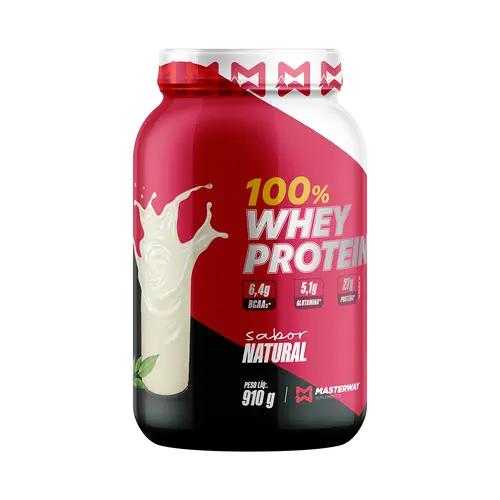 Whey Protein Concentrado Pote 910g - Masterway Suplementos Whey Protein Concentrado Pote 910g - Masterway Suplementos