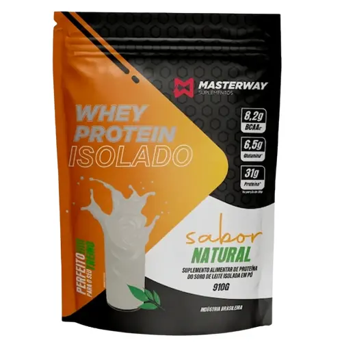 Whey Protein Isolado 910g - Masterway Suplementos