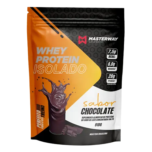 Whey Protein Isolado 910g - Masterway Suplementos Whey Protein Isolado 910g - Masterway Suplementos