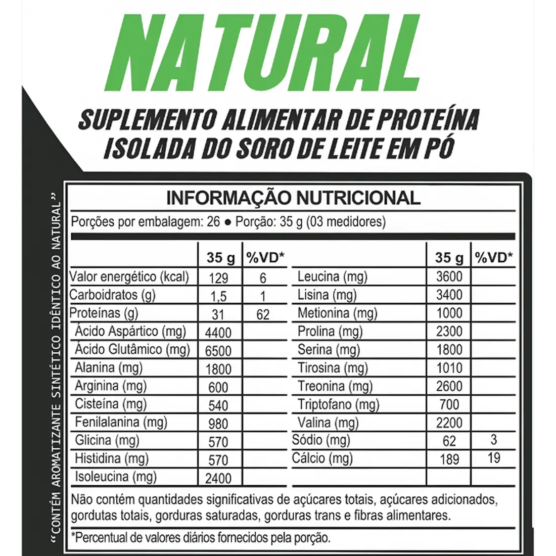 Whey Protein Isolado 910g | Ganho de Força e Massa - imagem 2