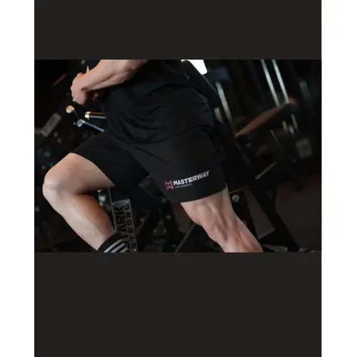 Bermuda Masculina Preta - Masterway Suplementos