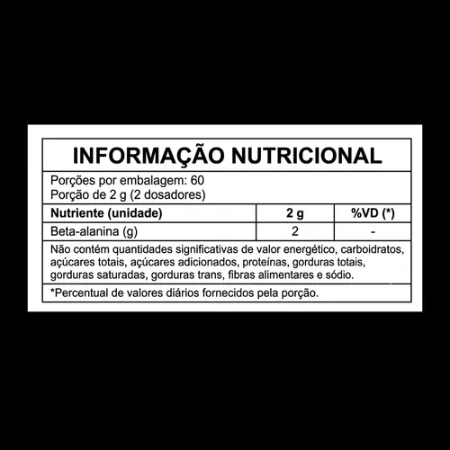 Beta-Alanina Em Pó - Masterway Suplementos