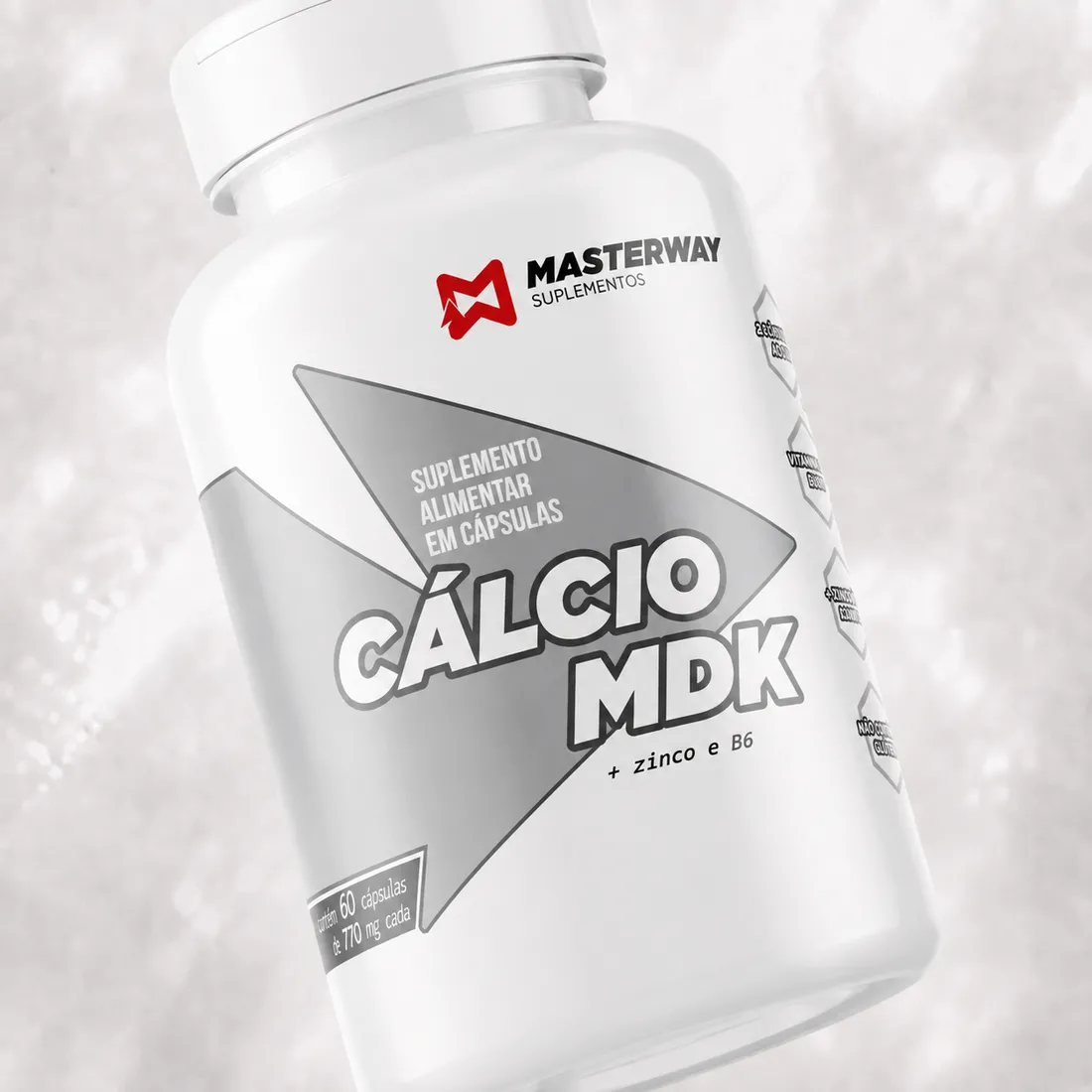 Cálcio MDK 60 Cápsulas | Masterway Suplementos