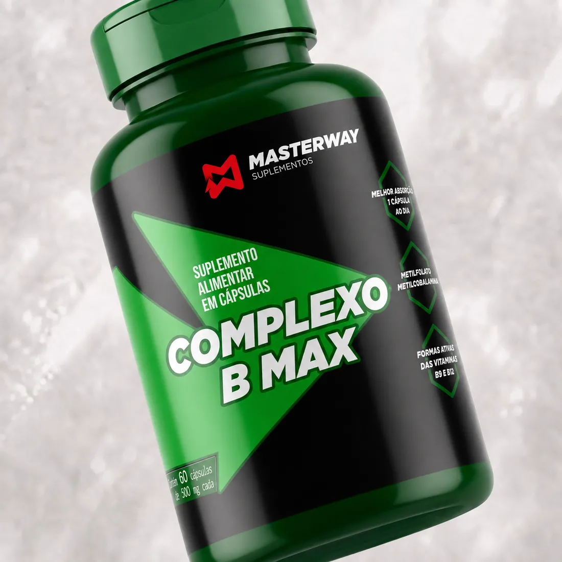 Complexo B Max 60 Cápsulas | Masterway Suplementos