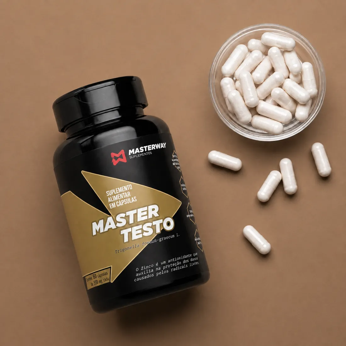 MasterTesto 60 Cápsulas | Masterway Suplementos