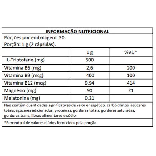 Melatonina (60 caps) - Masterway Suplementos