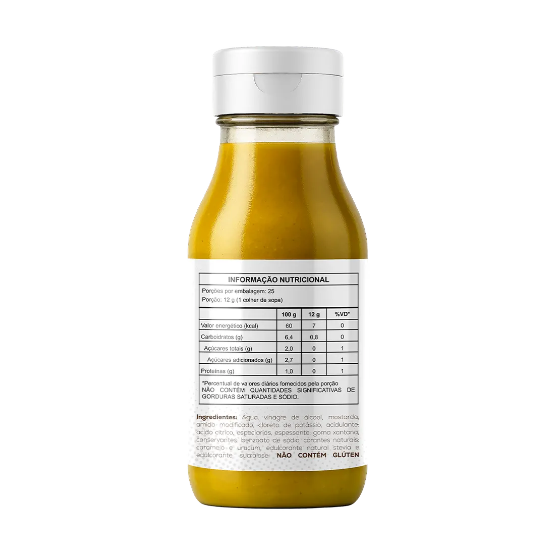 Mostarda Zero 300g | Molho Fit Saudável | Masterway