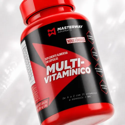 Multivitamínico (60 caps) - Masterway Suplementos