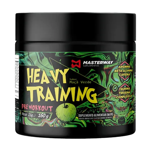 Pré-treino Heavy Training 160g - Masterway Suplementos