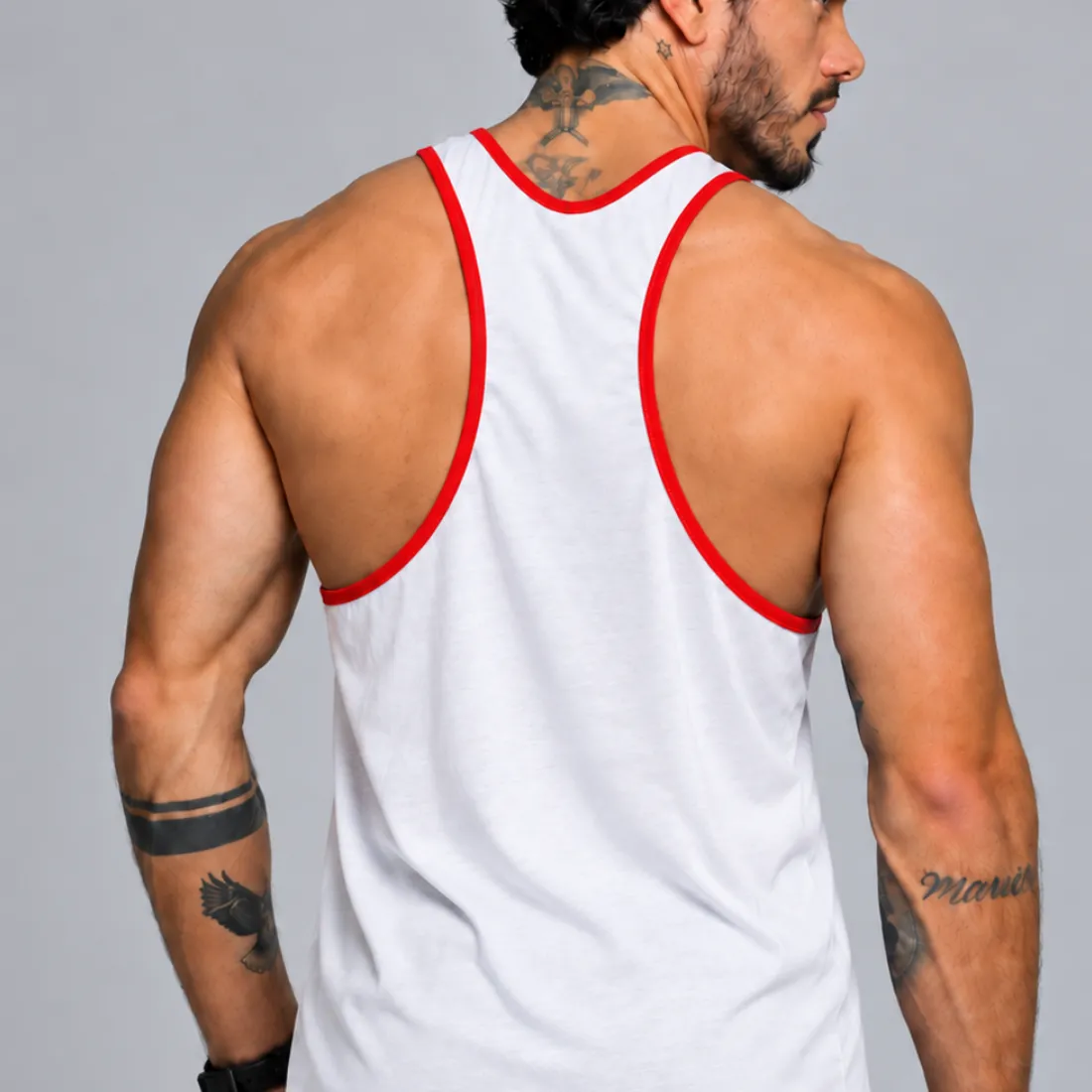 Regata Masculina Fit | Leveza e Liberdade nos Treinos