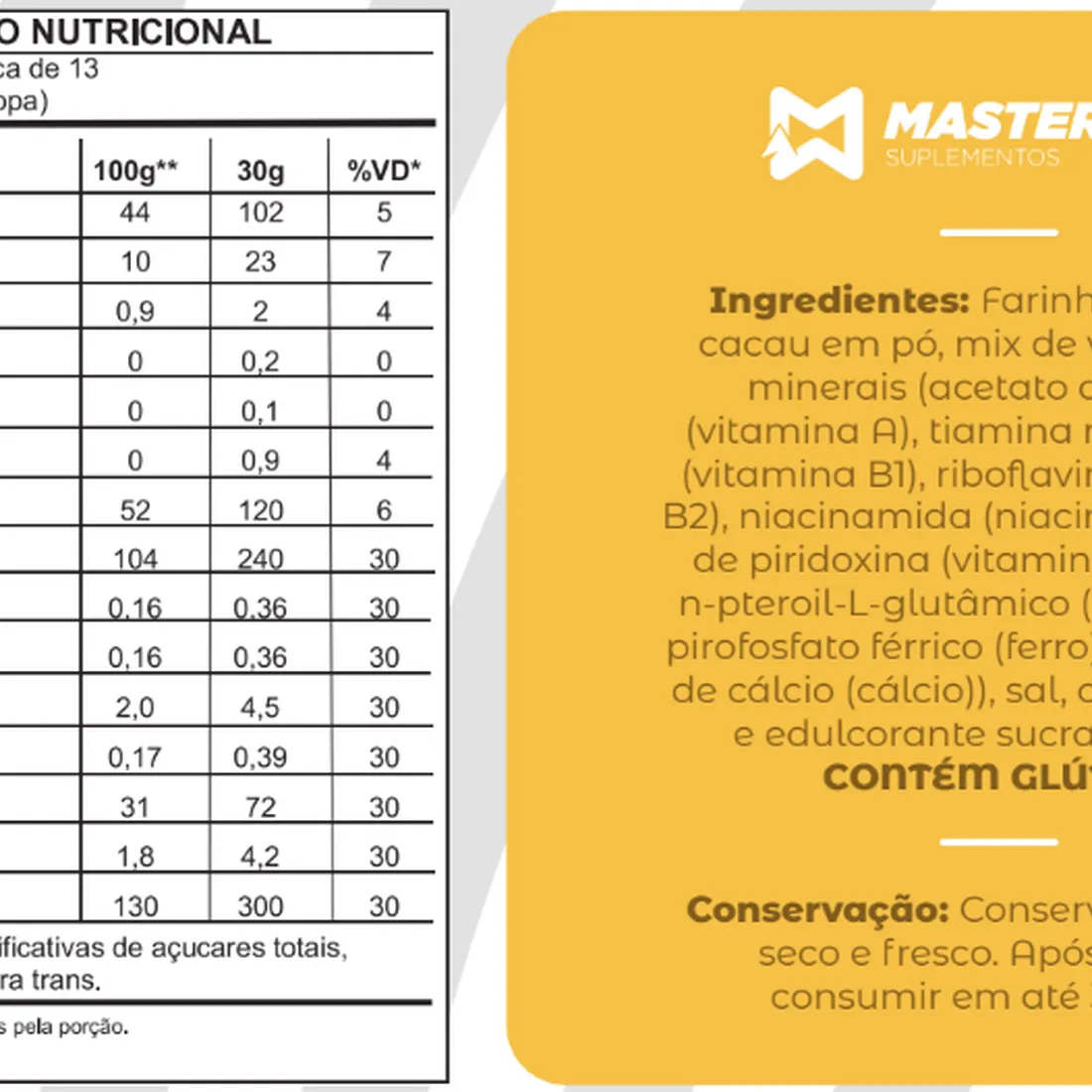 Creme de Arroz Instantâneo 400g | Masterway