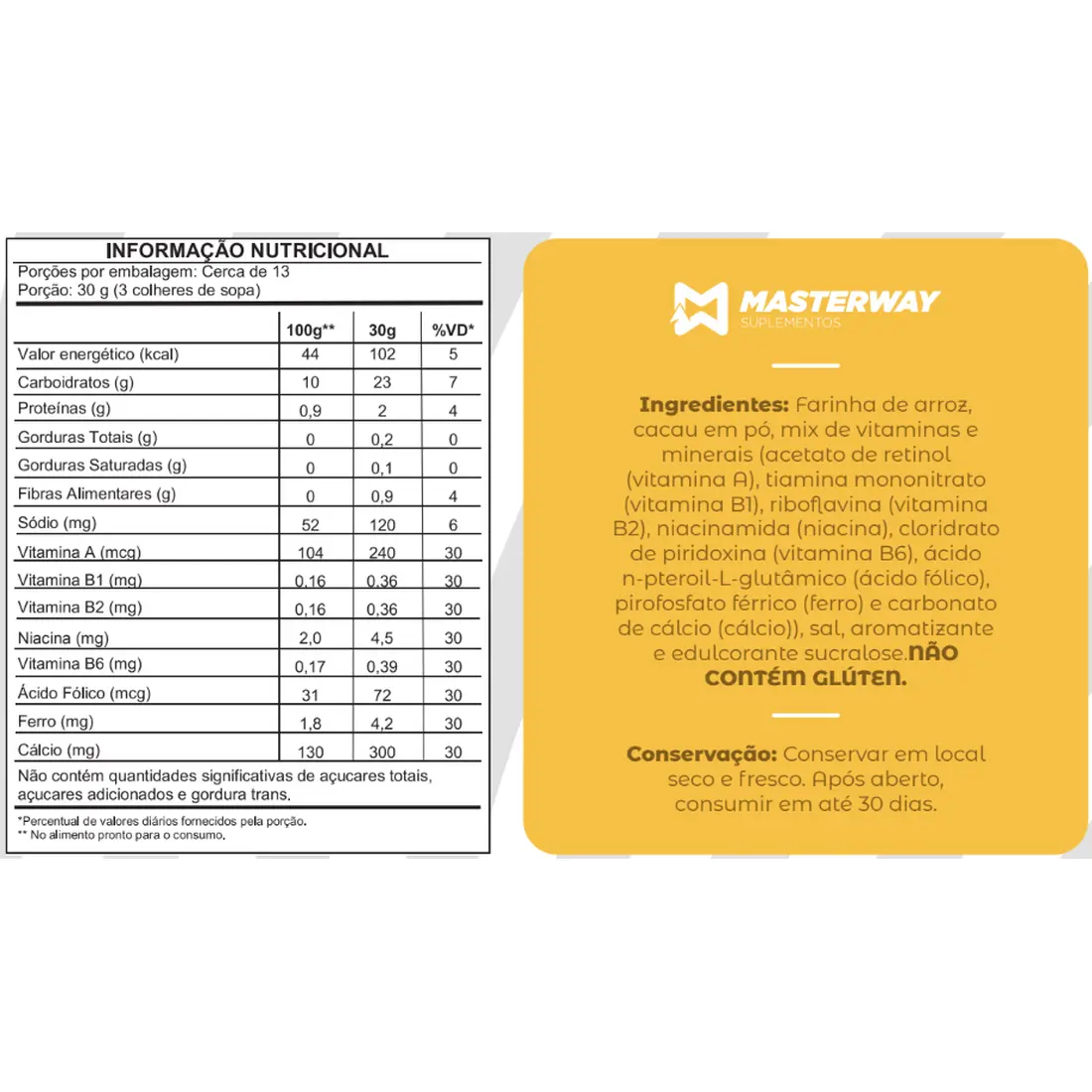 Creme de Arroz Instantâneo 400g | Fonte Natural de Carboidratos - imagem 4