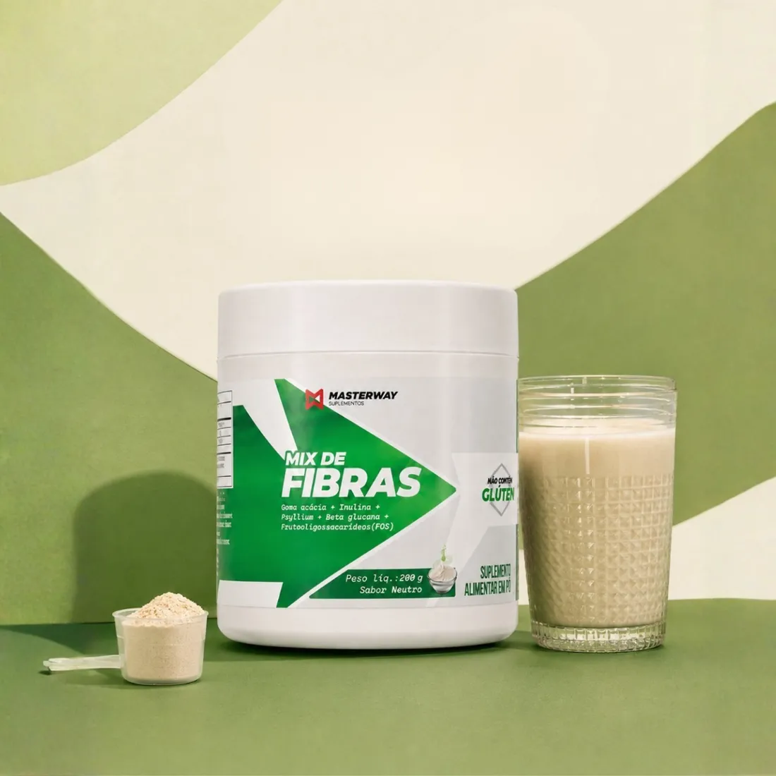 Mix de Fibras Masterway 200g | Ação Prebiótica