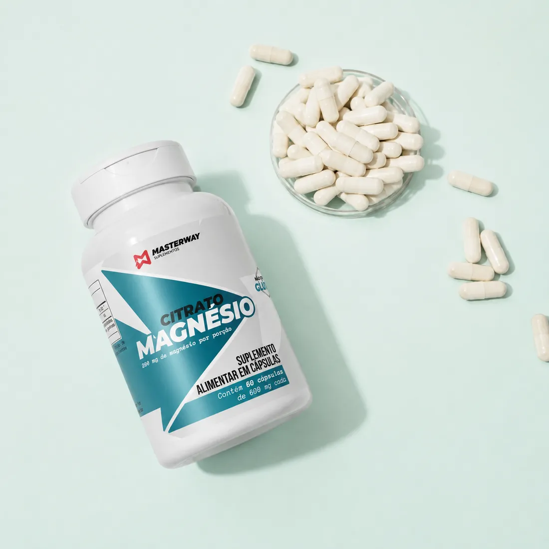 Magnésio Citrato 200mg de Alta Absorção | Masterway