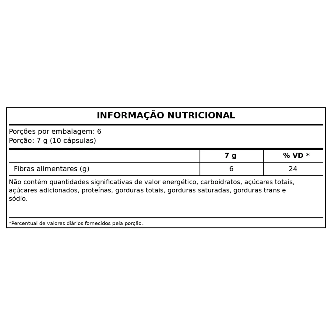 Psyllium em Cápsulas (60 Caps) | Fibra Masterway