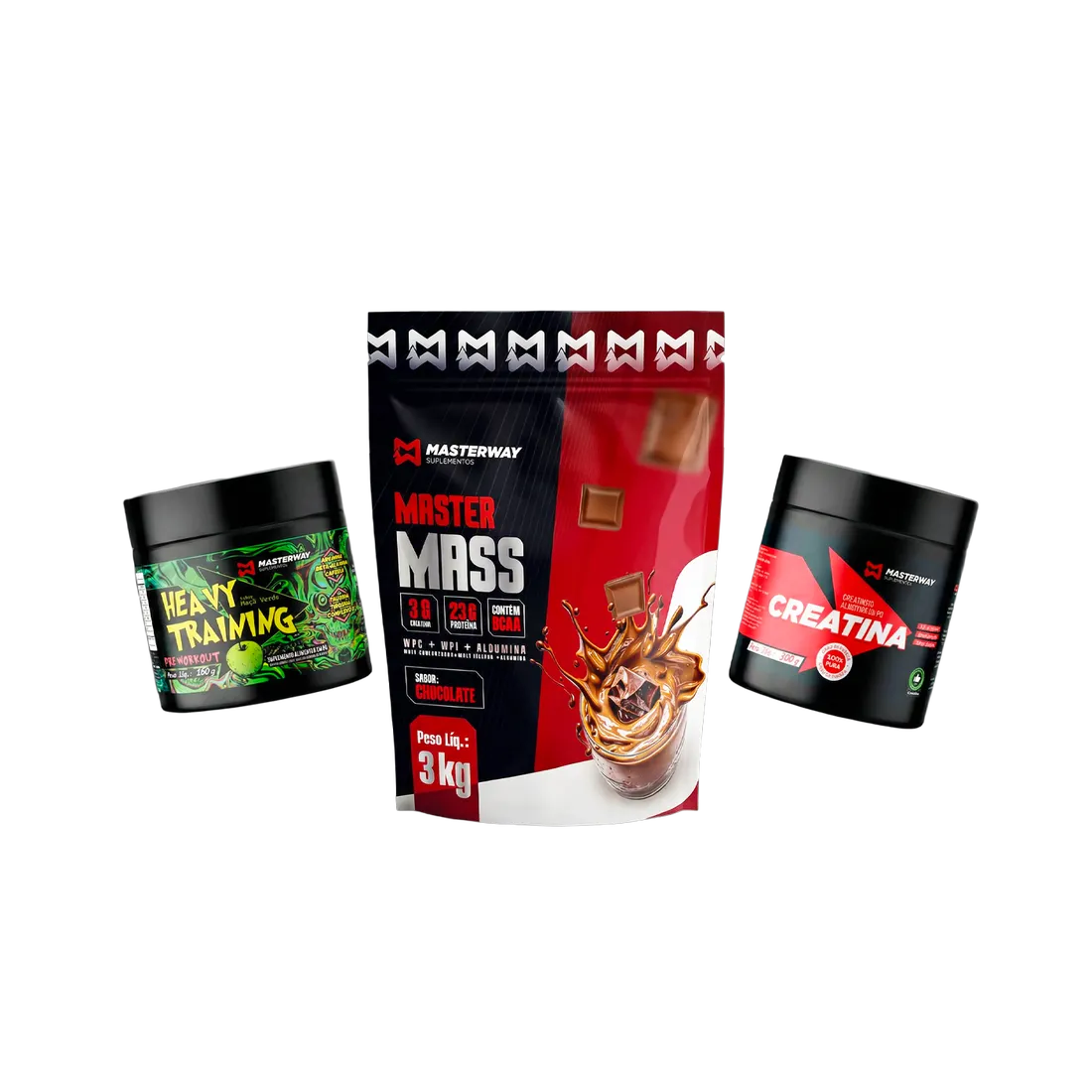 Kit Hipertrofia Bruta | Masterway Suplementos