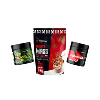 KIT HIPERTROFIA BRUTA - Master Mass Hipercalórico 3kg + Creatina 300g + Pré-treino Heavy Training - imagem 1