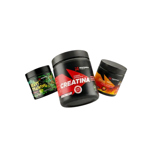 Pré-treino Heavy Training + Creatina 150g + Beta-Alanina - KIT PERFORMANCE E EXPLOSÃO