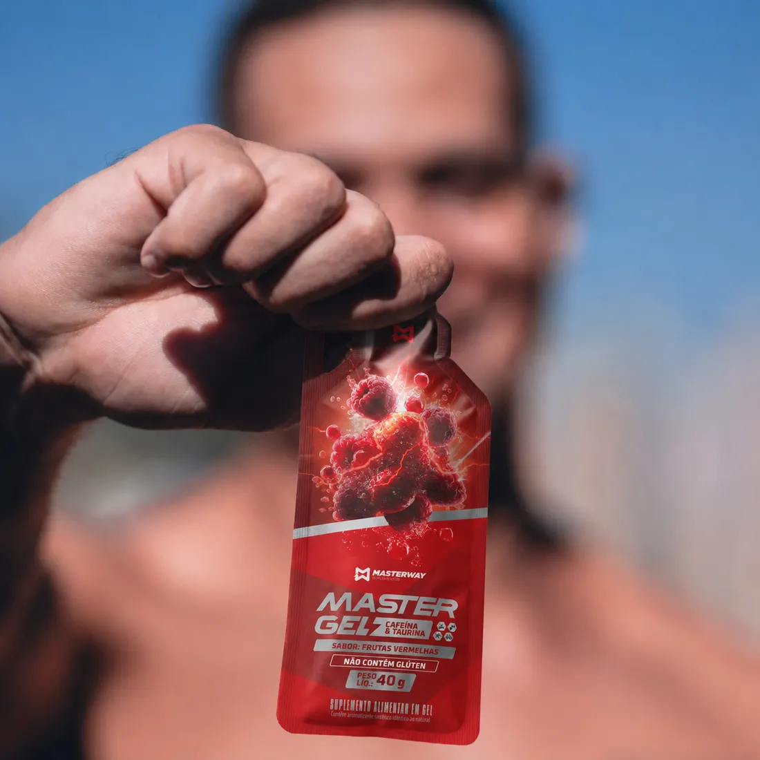 Master Gel Cafeína e Taurina Display | Masterway Suplementos
