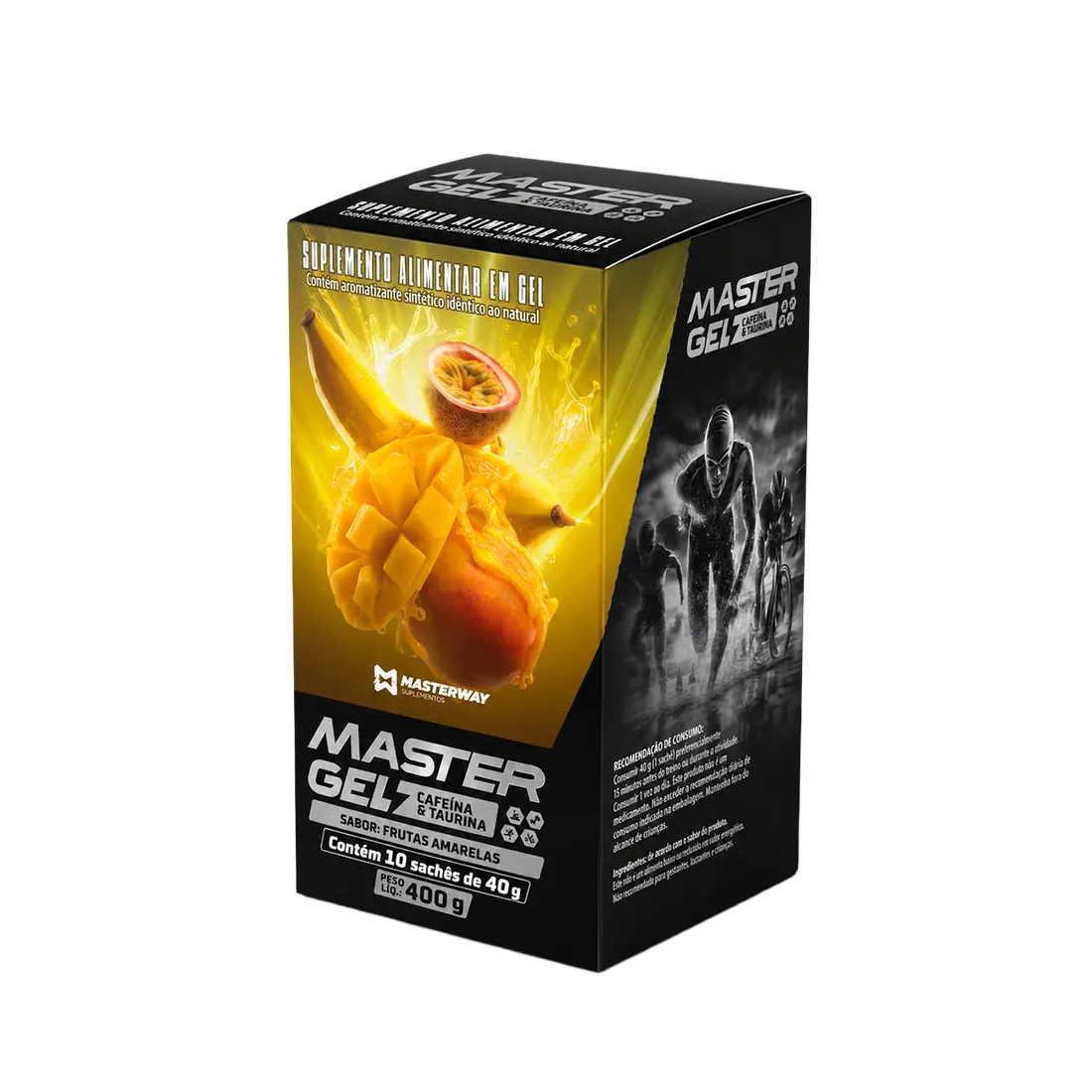 Master Gel Caf+Tau Display (10 Unid) - Energia e Foco | Masterway - imagem 4