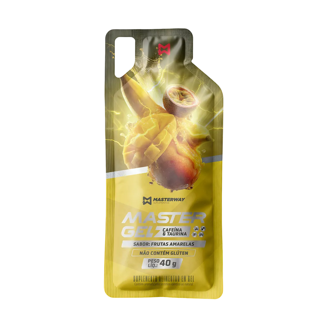 Master Gel Cafeína e Taurina Display | Masterway Suplementos