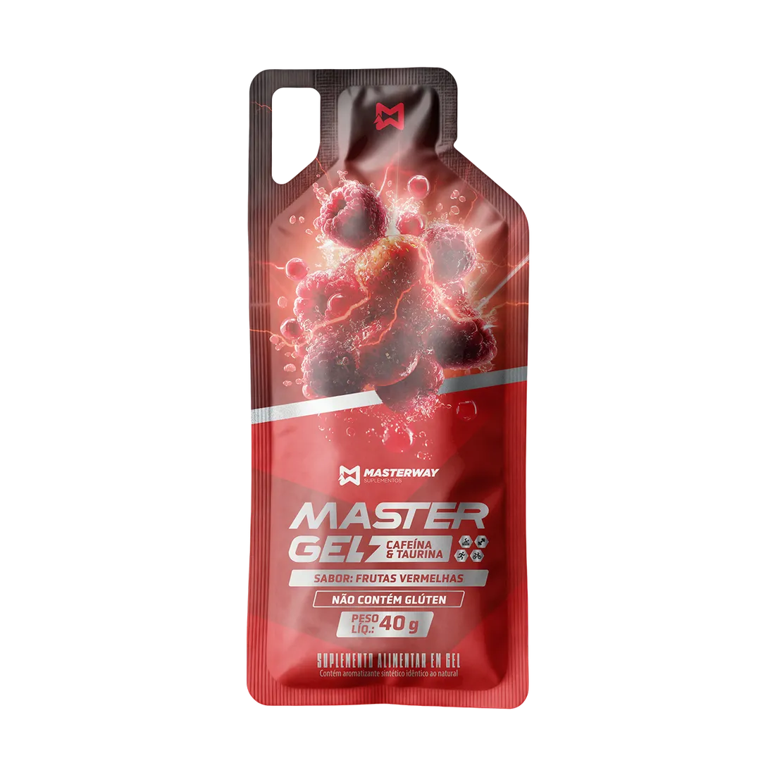 Master Gel Cafeína e Taurina Display | Masterway Suplementos