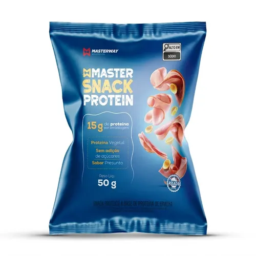 Master Snack Protein 50g Presunto - Masterway Suplementos