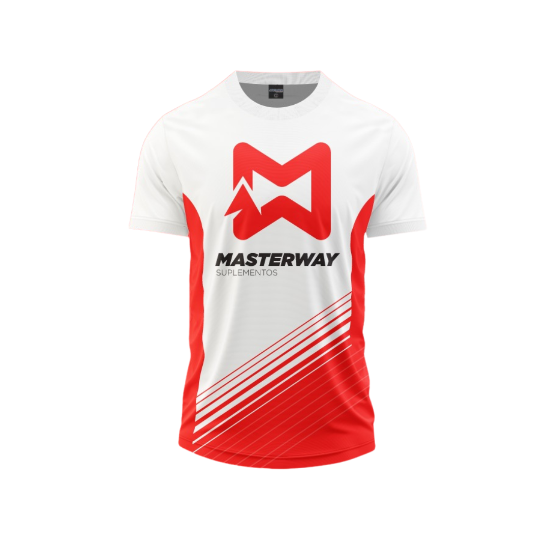 Camiseta Masculina DryFit - GG, Branca