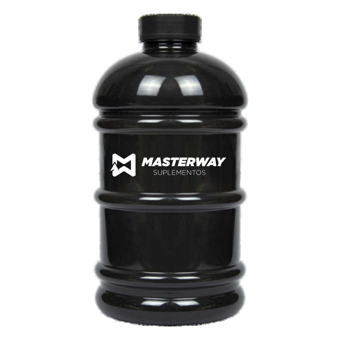 Galão 2200ml com Alça - Masterway Suplementos - Preto