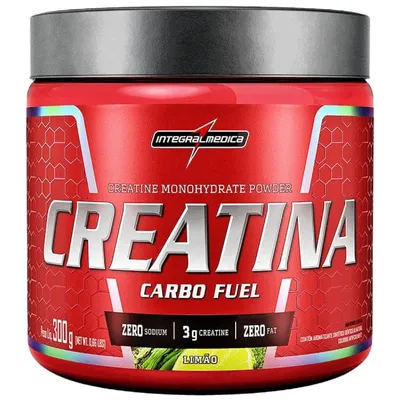 Creatina Carbo Fuel Sabor Limão 300g - Integralmedica
