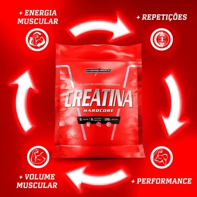 Creatina Hardcore 1Kg Integralmedica