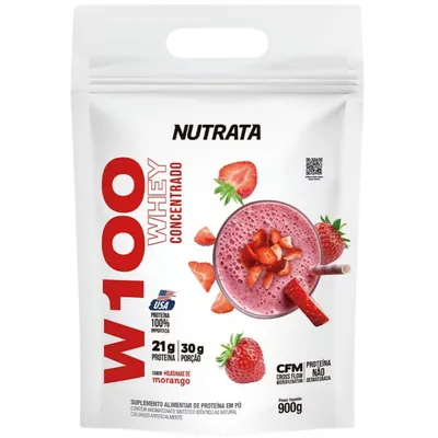 W100 Nutrata 100% Concentrado 900g