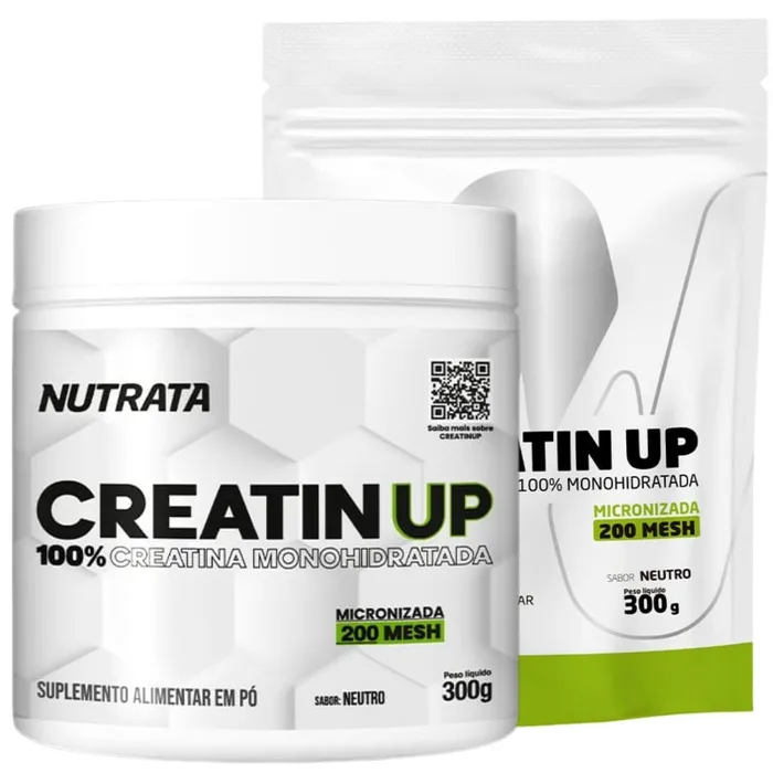 Kit 2x Creatina 100% Monohidratada 300g - Nutrata